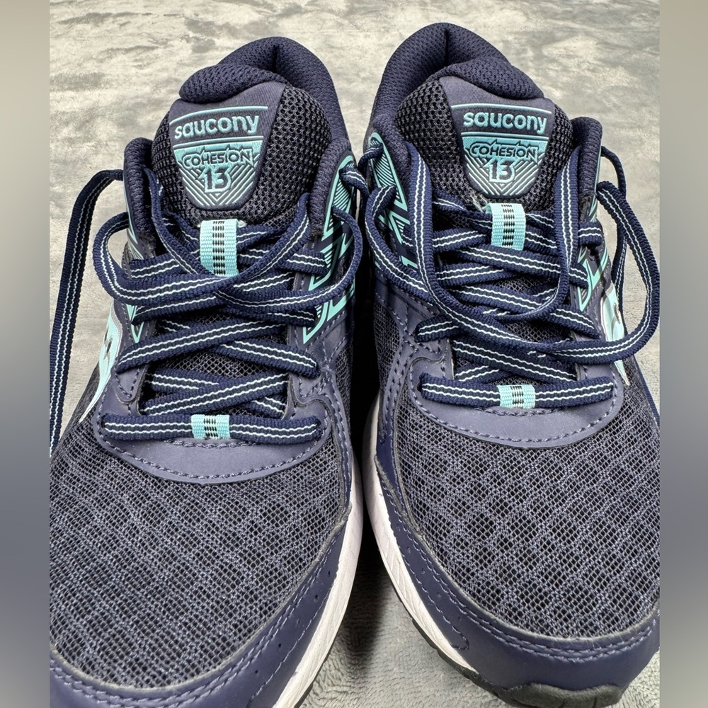 Saucony Cohesion 13 Navy Women's Running Sneakers - Picture 8 of 10